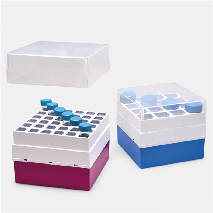 Пробирочные коробки - для центрифужных пробирок с коническим дном объемом 15 и 50 мл - полипропилен (4)